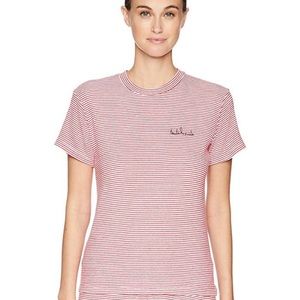 Maison du Soir toute de Suite Tee (Red Stripe) Women's T Shirt